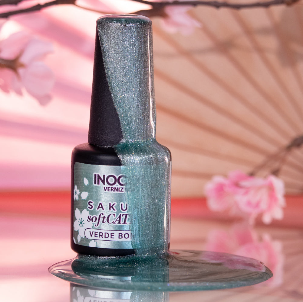 ESMALTE SEMIPERMANENTE INOCOS SOFT CATEYE VERDE BONSAI