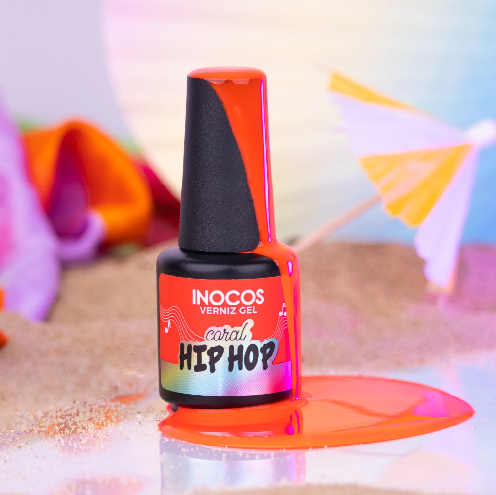 ESMALTE SEMIPERMANENTE INOCOS CORAL HIP HOP