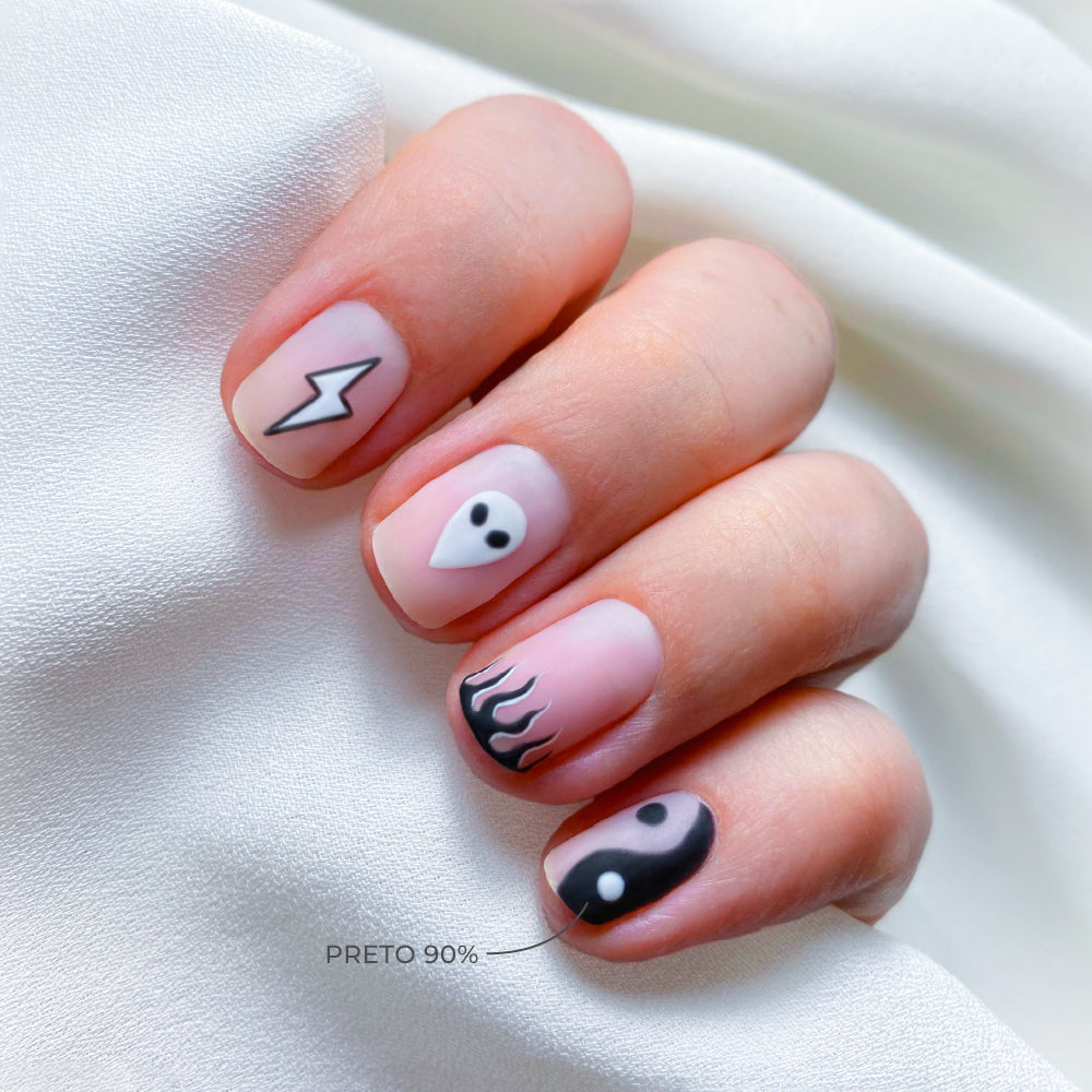 ESMALTE SEMIPERMANENTE INOCOS PRETO 90%