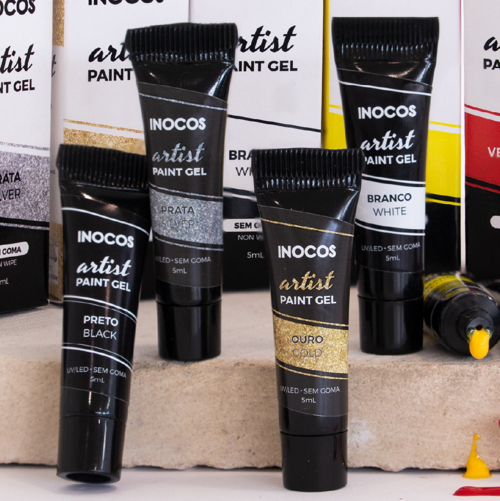 PAINT GEL ARTIST PLATEADO
