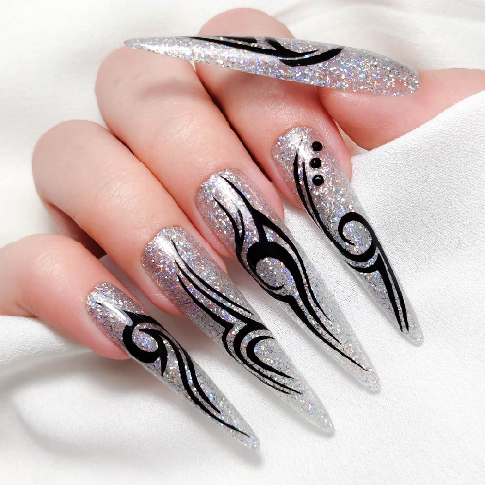 ESMALTE SEMIPERMANENTE INOCOS MARÍA ESTRELA PRATA HOLOGRÁFICA