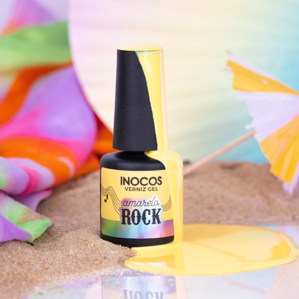ESMALTE SEMIPERMANENTE INOCOS AMARELO ROCK